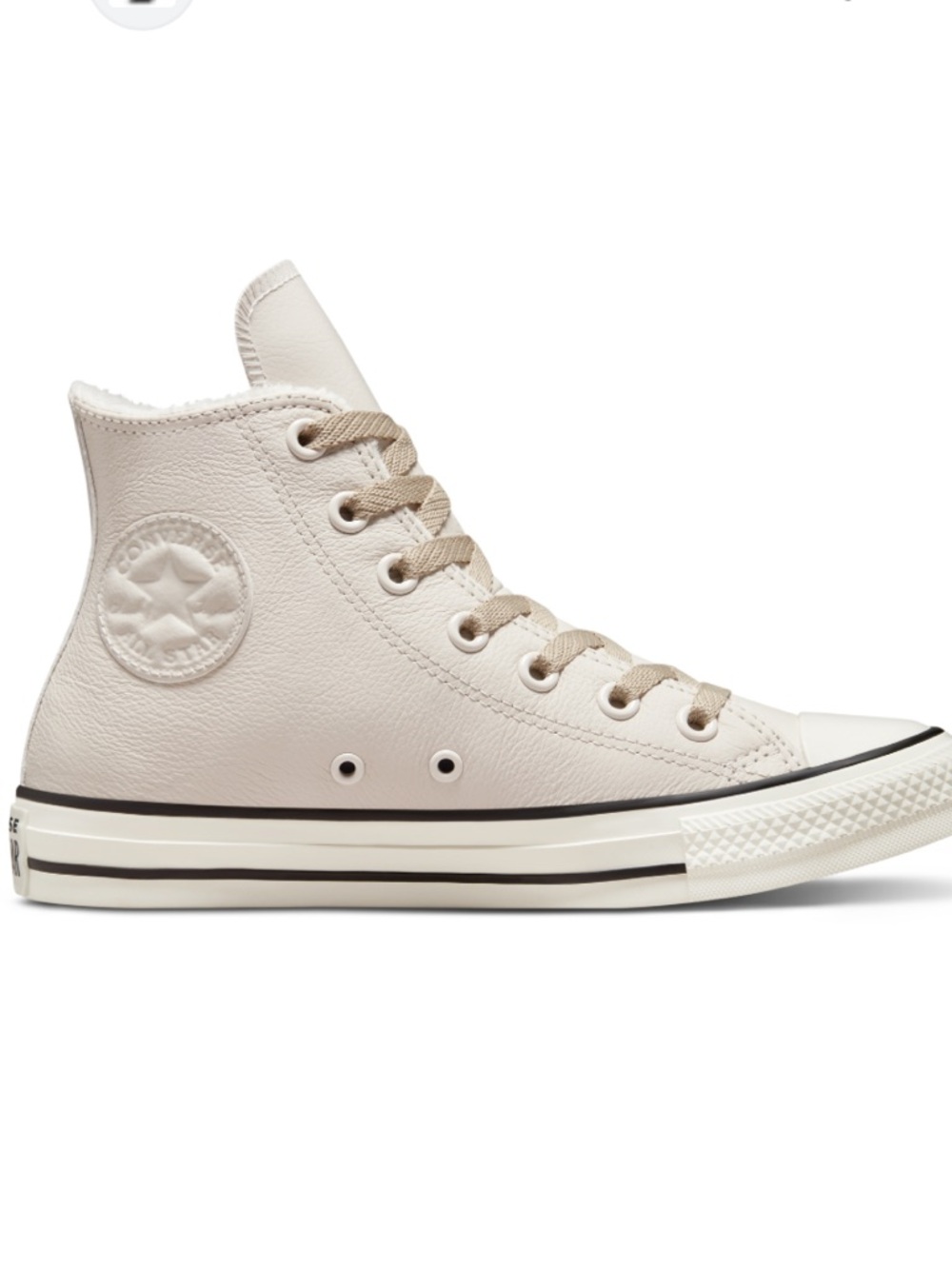 Converse Chuck Taylor High Top Sneakers in Off-White